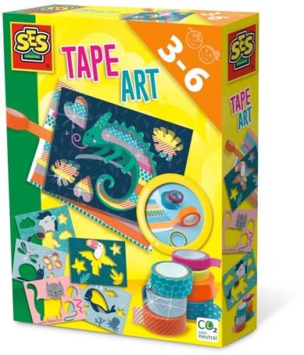 SES Creative Tape Art Bastelset Tiere