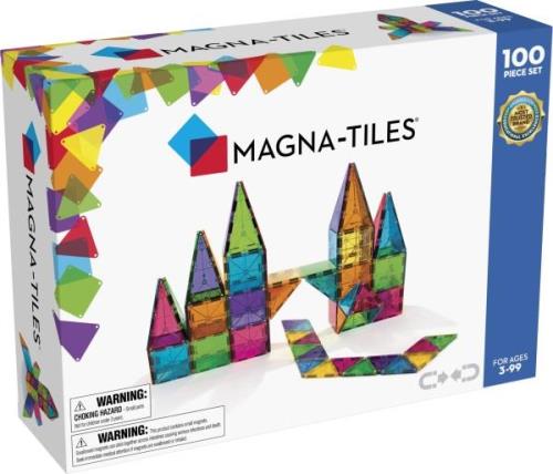 Magna-Tiles Clear Colours Bausatz 100 Teile