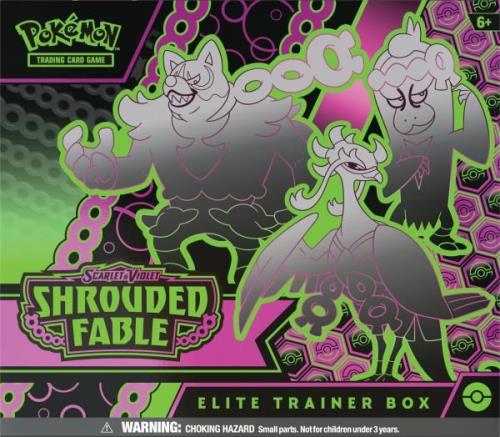 Pokémon Scarlet &  Violet Shrouded Fable Elite Trainer Box Sammelkarte...