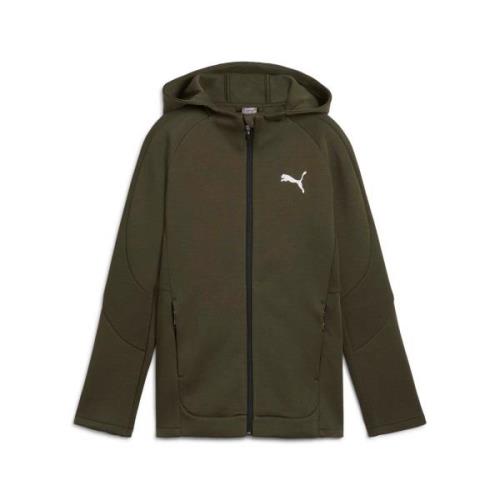 Puma Evostripe Full-Zip Kapuzenjacke, Grün, 176