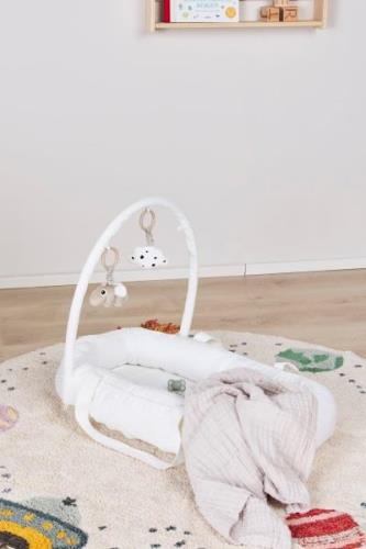 Alice &  Fox ASTRID Babynest mit Griff, Weiß